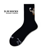 D.m Men's Mid-Calf Length Sock D.M UNDERWEAR